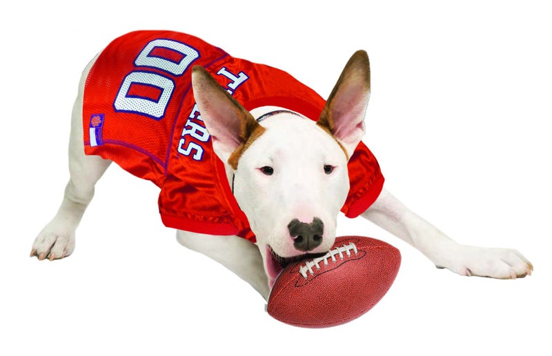 Pets First NCAA College Clemson Tigers Mesh Jersey for DOGS & CATS, X-Large. Licensed Dog Jersey with your Favorite Football/Basketball College Team - Image 4